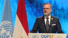 Premiér Petr Fiala (ODS) na světové klimatické konferenci COP27 v Egyptě