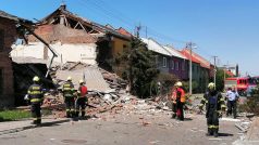 Výbuch v Olšanech na Prostějovsku zdemoloval dům