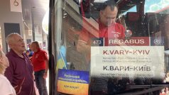 Viktor si za 2500 korun koupil jízdenku na autobus do Kyjeva dva dny dopředu