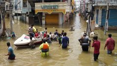 Silné deště zastihly i indické město Haidarábád