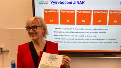 Jana Kratochvílová, hlavní řešitelka projektu Vysvědčení JINAK