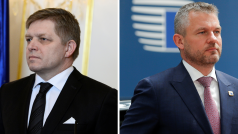 Bývalý premiér Robert Fico (vlevo) a současný předseda vlády Peter Pellegrini