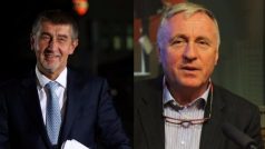 Andrej Babiš (ANO) a Mirek Topolánek