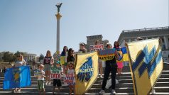 Kyjev si připomíná výročí Dne nezávislosti Ukrajiny, zároveň uplynulo přesně půl roku od začátku ruské invaze