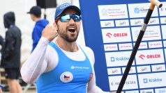 Kanoista Martin Fuksa se raduje z triumfu na Evropských hrách