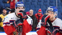 Čeští hokejisté do 20 let skončili po debaklu od USA na mistrovství světa čtvrtí