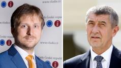 Jan Kněžínek a Andrej Babiš