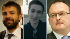 Ministr spravedlnosti v demisi Robert Pelikán z ANO, údajný ruský hacker Jevgenij Nikulin a advokát Stanislav Mečl