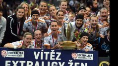 Florbalistky pražského Herbadentu ve finále překvapily favorizované Vítkovice a po čtyřech letech získaly mistrovský titul