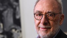 Německý malíř Gerhard Richter představil 25. dubna v Praze výstavu svých prací.