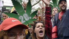 Demonstrace nazvaná Million Marihuana March se koná v metropoli již podvacáté