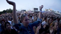 Fanoušci na hudebním festivalu Metronome