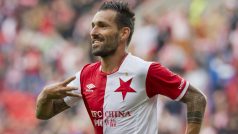 Portugalec Danny dal první gól Slavie v sezoně ze hry.