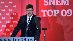 Europoslanec Jiří Pospíšil (TOP 09) na sjezdu strany