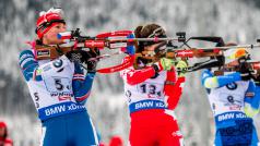 Česká biatlonistka Veronika Vítková