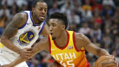 Donovan Mitchell při posledním zápase proti Golden State