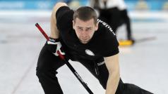 Ruský curler Krušelnickij získal v Pchjongčchangu bronz v soutěži mixů.