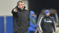 Pavel Vrba během zápasu Plzně s Jihlavou.