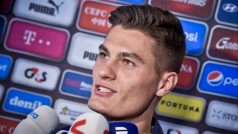 Patrik Schick na reprezentačním srazu