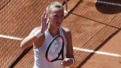 Petra Kvitová na turnaji ve Stromovce