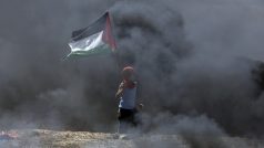 Protestů v pásmu Gazy se zúčastňují i ti nejmenší