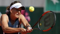 Česká tenistka Barbora Strýcová na grandslamu Roland Garros