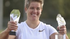 Anita Wlodarczyková s trofejemi