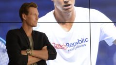 Tomáš Berdych při tiskové konferenci