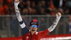Martina Sáblíková získala už 18. zlato na mistrovství světa. Tříkilometrovou trať ovládla popáté v kariéře, na nejvyšší stupínek se na „trojce“ vrátila po třech letech