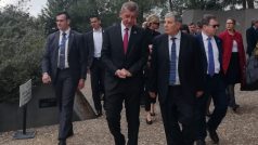 Andrej Babiš uctil památku obětí holokaustu v památníku Yad Vashem v Jeruzalémě.