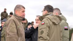 Andrej Babiš (ANO) s předsedy vlád zemí V4