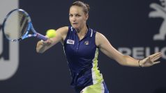 Karolína Plíšková na turnaji v Miami