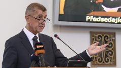 Premiér Andrej Babiš (ANO) na poradě velvyslanců