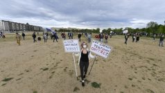 Demonstrace Milionu chvilek během pandemie