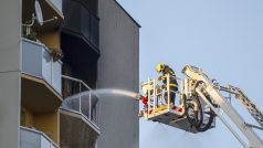 Požár v Bohumíně propukl v jednom z bytů v jedenáctém patře