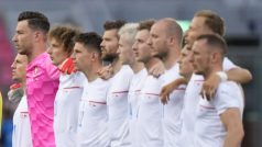 Čeští fotbalisté před zápasem s Itálií, který prohráli 0:4