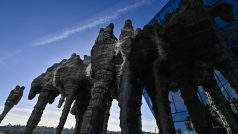 Nově odhalená socha Na Horu ze studia Federica Díaze v novém Centru Bořislavka v Praze