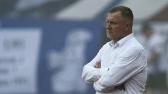 Utkání 1. kola první fotbalové ligy: Baník Ostrava - Sigma Olomouc, 30. července 2022, Ostrava. Trenér Ostravy Pavel Vrba