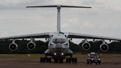 Transportní letoun ruské výroby Il-76