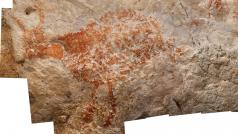 V odlehlé jeskyni v Indonésii byla nalezena zatím nejstarší vyobrazení podoby zvířete. Rudá silueta tvora podobného býku je stará nejméně 40 000 let.