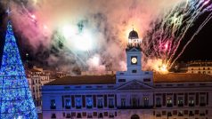 Novoroční oslavy byly bujaré taky ve španělském Madridu. Do země letos dorazil nebývalý počet zahraničních turistů