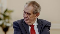 Prezident Miloš Zeman na fotografii z 26. ledna 2022