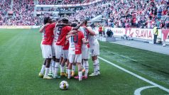 Fotbalisté Slavie Praha