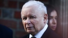 Vicepremiér Jaroslaw Kaczyński z vládní strany Právo a spravedlnost (PiS)