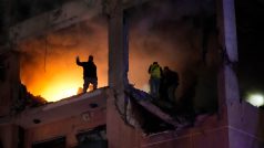 Výbuch po útoku v Bejrútu, při kterém zemřel zástupce šéfa Hamásu Sálih Arúrí