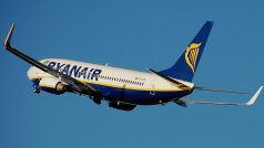 Letadlo letecké společnosti Ryanair