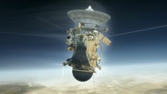 Umělecké vyobrazení sondy NASA Cassini