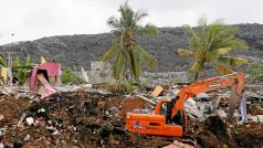Sesuv hory odpadků na Srí Lance