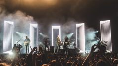 Irská kapela Two Door Cinema Club na slovenském Grape festivalu 2017