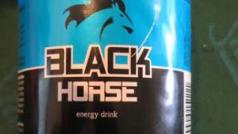 Energetický nápoj Black Horse energy drink, blue energy, v litrovém balení.